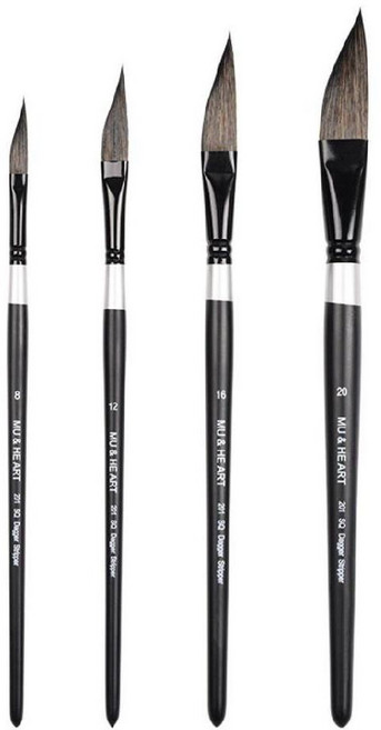 붓케이스추천 수채화 브러시 파우더 중국어 회화 풀 라인 블레이드 다람쥐 소나무 붓보관함