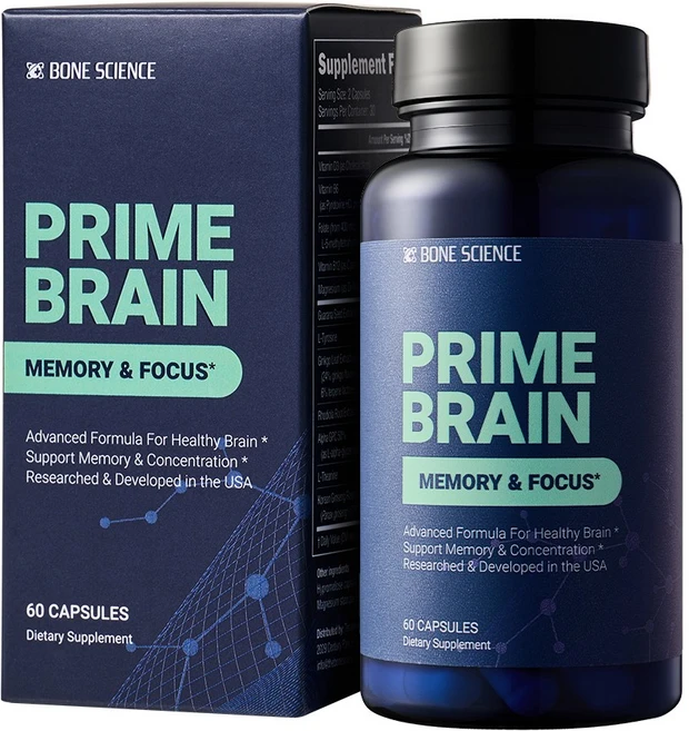 미국 본사이언스 프라임 브레인 PRIME BRAIN 60캡슐, 1개, 60정 - 쿠팡