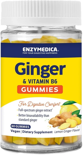 엔자이메디카 진저 & 비타민 B6 구미, 60정, 1개 - 쿠팡