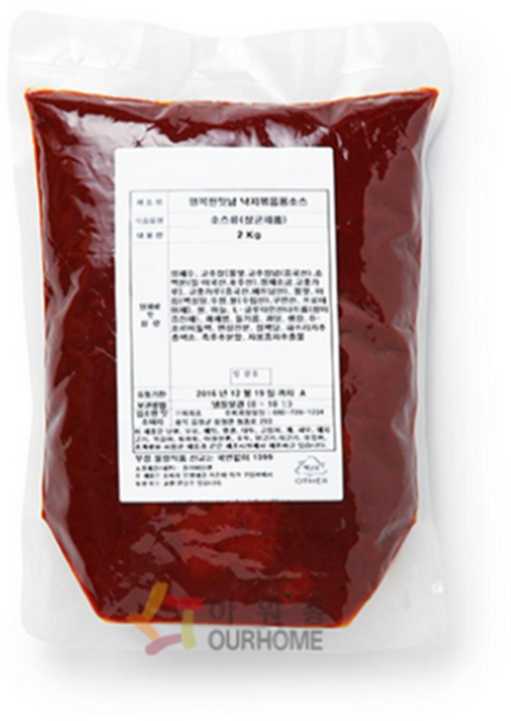 아워홈 행복한맛남 낙지볶음용 소스 2kg, 1개
