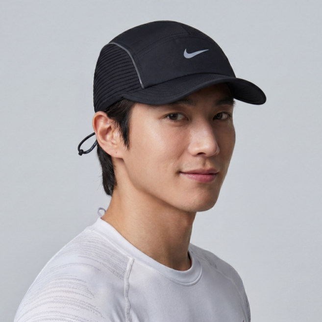 나이키 USTR 드라이핏 플라이 언스트럭처 캡 2종 런닝 헬스 마라톤 스트링 볼캡, 1개, 블랙