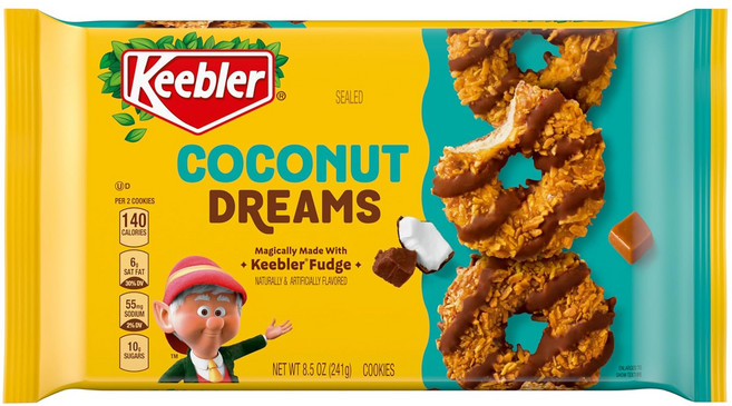 키블러 Keebler 코코넛 드림 쿠키, 3개, 241g