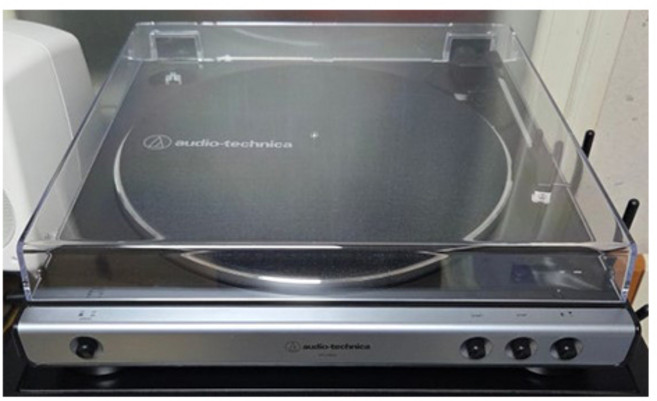 오디오테크니카 자동 벨트 드라이브 턴테이블, AT-LP60X(건메탈), 건메탈