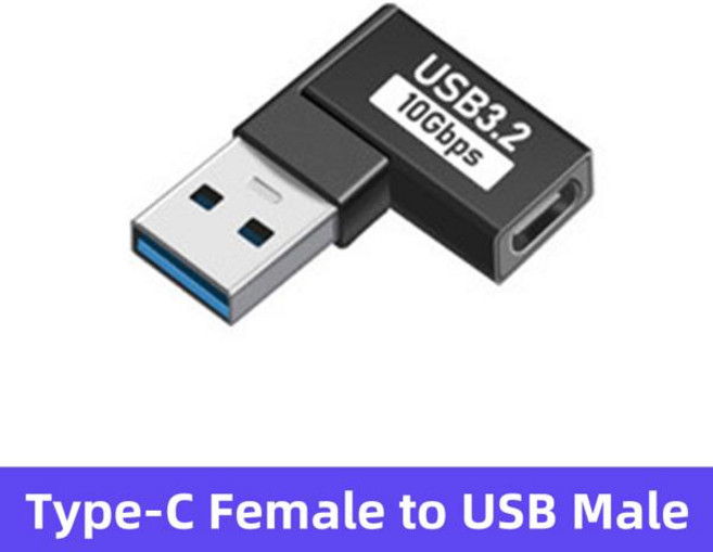 범용 USB 3.0 OTG C타입 어댑터 C 수-USB-A 수 암 변환기 호환 맥북 화웨이 삼성 샤오미 아이패드 커넥터용, [01] 1 PCS, [08] CM to USB G CW