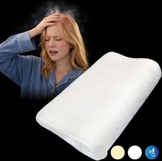 메모리슬립 70K 고밀도 메모리폼 목편한 경추베개, 그레이(사계절)