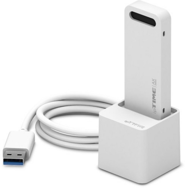 ipTIME 고성능 무선랜카드 USB 와이파이6 수신기 5G 2.4G 듀얼 동글이 노트북 컴퓨터 데스크탑 간편설치