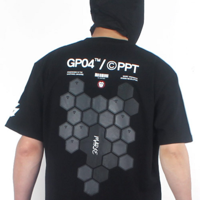 간쓰리 국내생산 디자이너 반팔티 빔쉴드