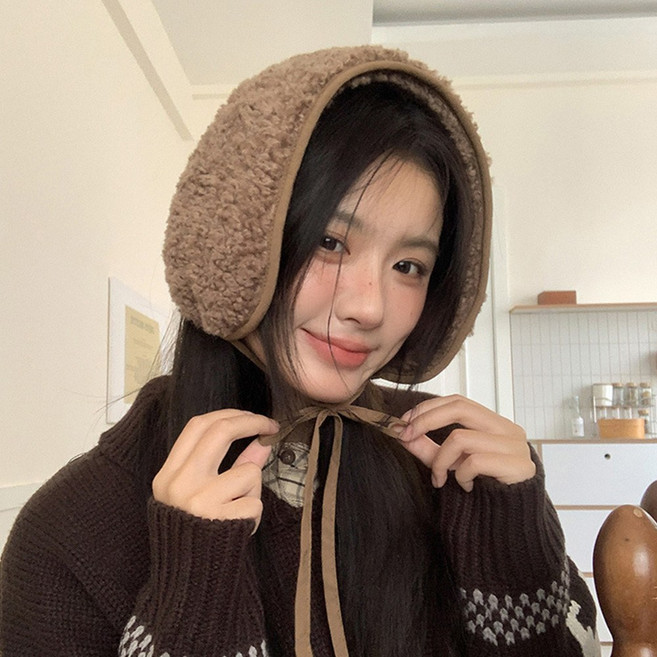 티모바 여성 겨울 방한 털 귀마개 귀여운 여자 귀도리