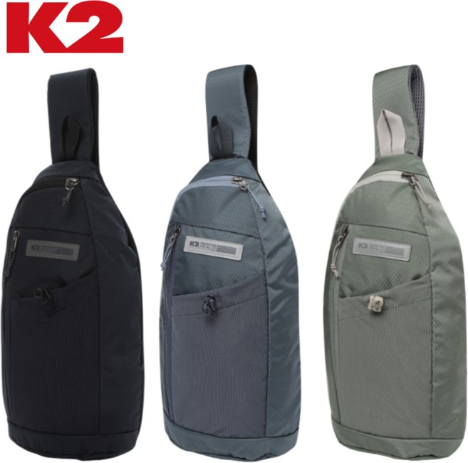 [매장정품] K2 남여공용 슬링백 야외활동 등산 트레킹 캠핑 낚시 여행 하이킹 바이크 메쉬포켓 경량 슬링백