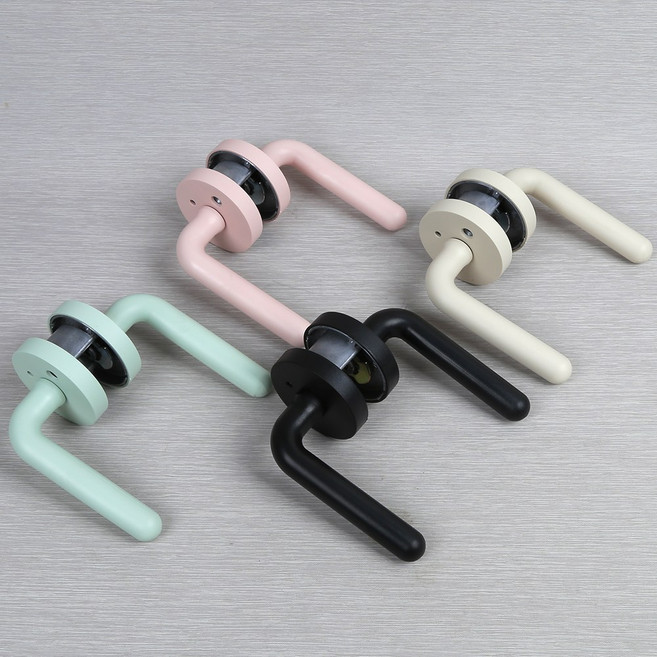 방문손잡이 뉴크레용 TP150 항균 문고리 도어락, 1개