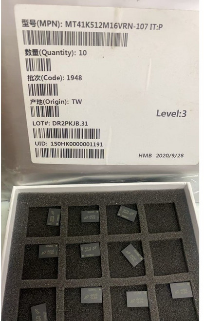 MICRON 記憶體IC MT41K512M16VRN-107 IT:P 全新, 1個