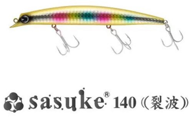 [득템찬스]아이마 사스케 140 열파 일본버전 농어 미노우 루어, # RP14-101 레드 헤드