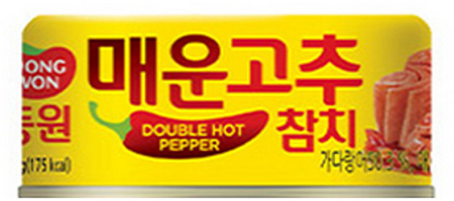 동원참치 매운 고추참치 통조림, 135g, 18개