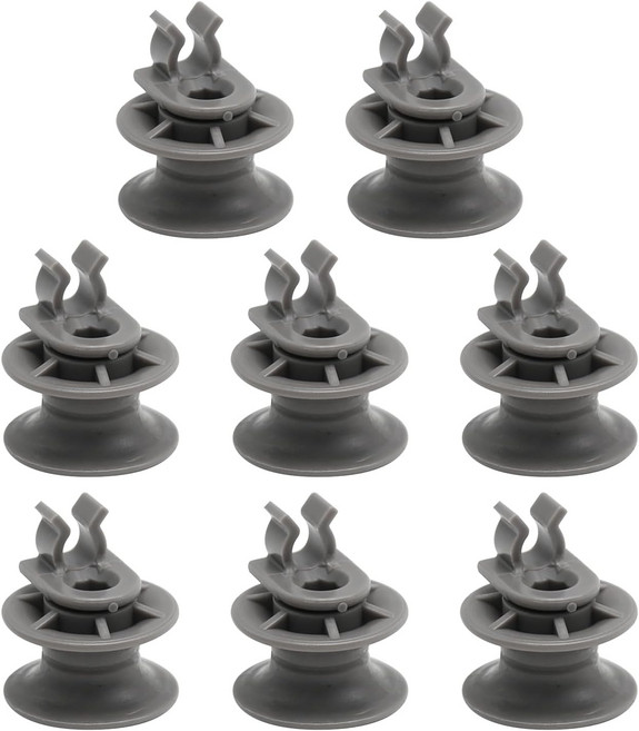 4581DD3002A 식기세척기 상부 랙 휠 8개 접시 롤러 및 액슬 어셈블리 교체 LG 4581DD9001B AP44376851266813