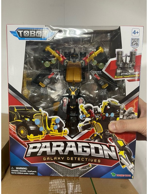TOBOT 機器戰士 GD PARAGON 宇宙奇兵 騎士克萊 代理版變形機器人, 1個, 黑