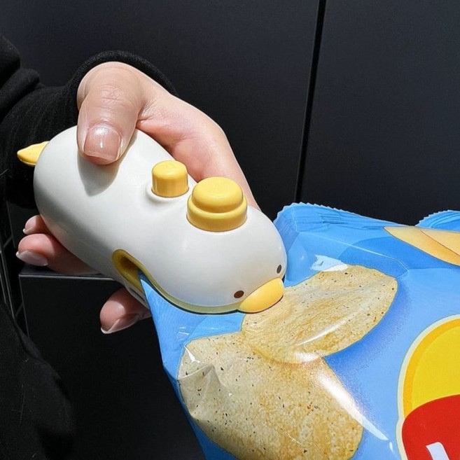 실링기 포장 핸드실러 접착기 밀봉기 가정용 비닐접착기, 작은 오리 봉인기 1개, 기본 색상