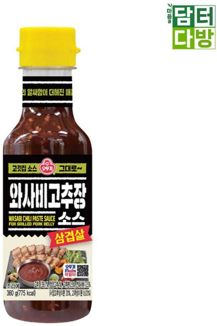 오뚜기 삼겹살 와사비 고추장소스 360g X 2개 gas+67290Hw