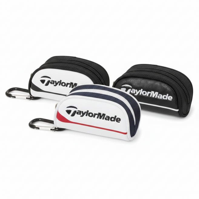 테일러메이드 다이나믹 볼 파우치, 블랙, 1개