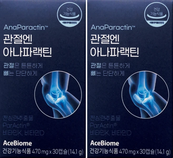 관절엔 아나파랙틴 천심련추출물, 30정, 2박스 - 쿠팡