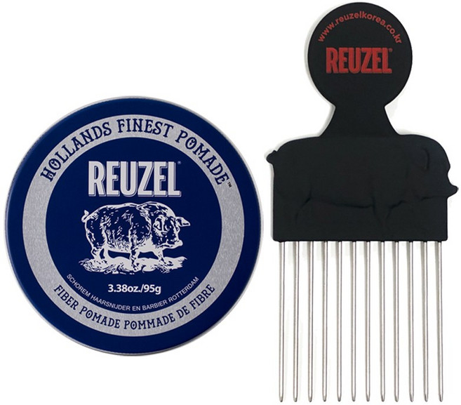 리우젤 파이버 포마드 95g + 포마드 전용 빗, 1개