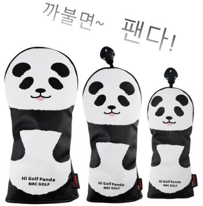 [귀여운 팬다] 헤드커버 3종 단품, 1개