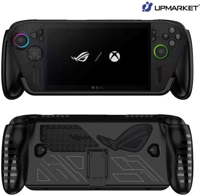 ROG XBOX Ally X 케이스 엑갈리 킥스탠드 TPU케이스, 블랙