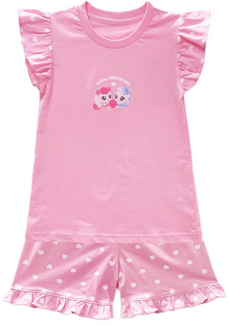 아동 잠옷 여아 실내복 캐치티니핑 반팔상하_1호