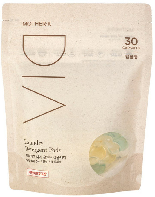 마더케이 디아 고농축 올인원 유아 캡슐세제, 405g, 1개