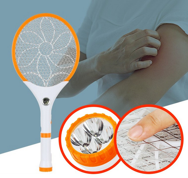 충전식 전기모기채 파리채 휴대용