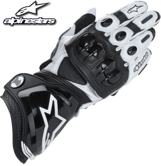 알파인스타즈 바이크 장갑 GP Pro NEW GP 롱 레이싱 장갑 라이딩, 5_화이트 터치스크린