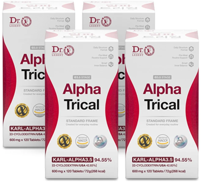 [본사 정품] 알파 트리컬 Karl-A 3.5 미국 알파cd, 4개, 120정 - 쿠팡