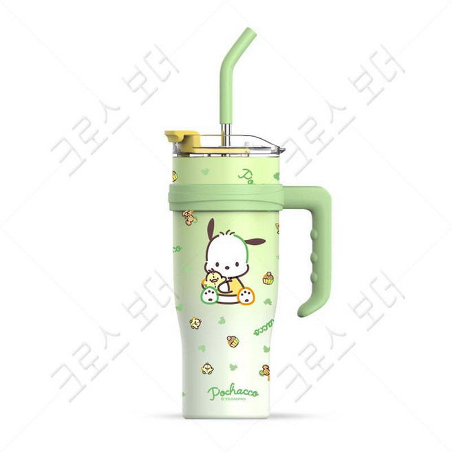 크로스 보더 산리오 텀블러 대용량, 포차코, 1200ml, 1개