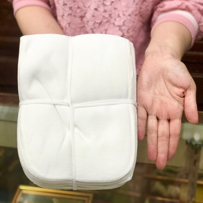 訂作超大布袋 棉布袋 中藥袋 無螢光劑 耐熱, 1個, 白色