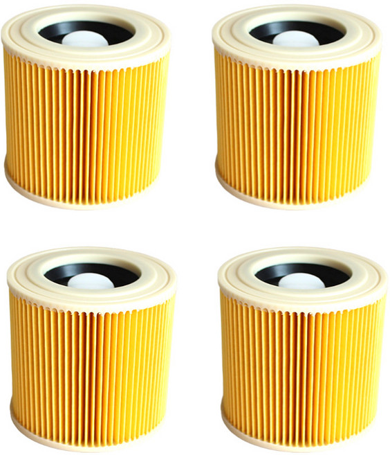 솔리템 KARCHER 카처 WD3 필터 WD2 호환 카트리지, 4개, WD2필터