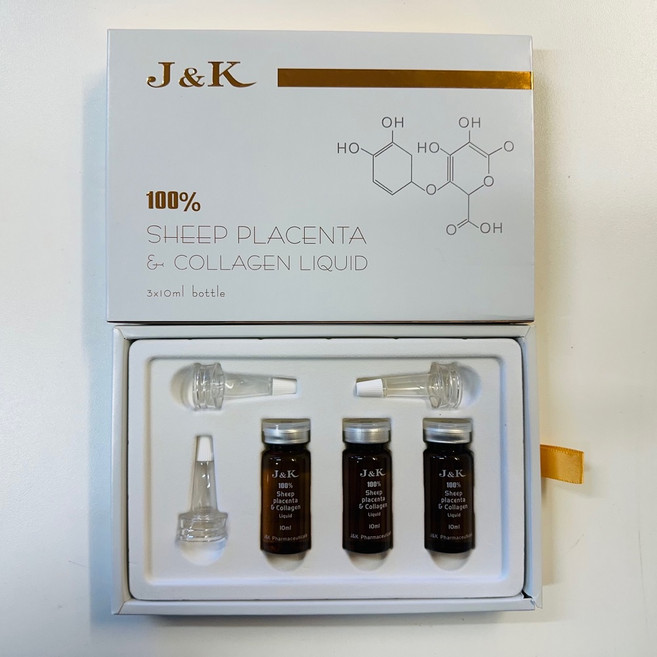 호주 J&K 100% 양태반 콜라겐 앰플 10ml 3병 세트, 1개