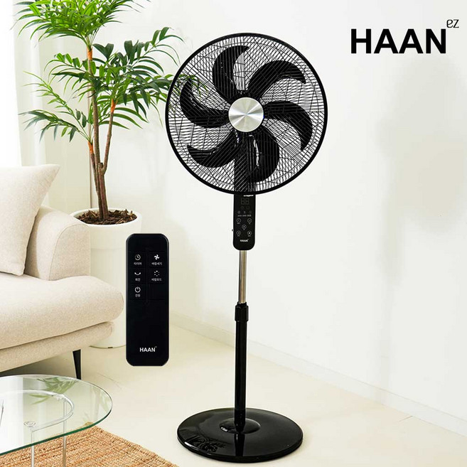 [25년 신제품] HAAN 20인치 스탠형 리모컨 선풍기, sf11(black)