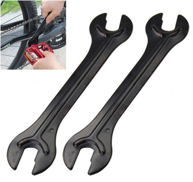셀프 수리 공구 소켓 라이딩 스패너 페달 자전거 렌치, 1개