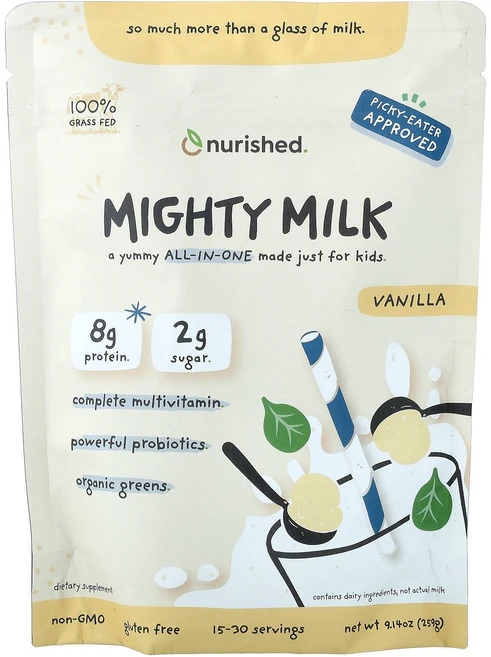 Nurished Kids Mighty Milk Vanilla 9.14 oz 259 g, 259g, 1개 - 쿠팡
