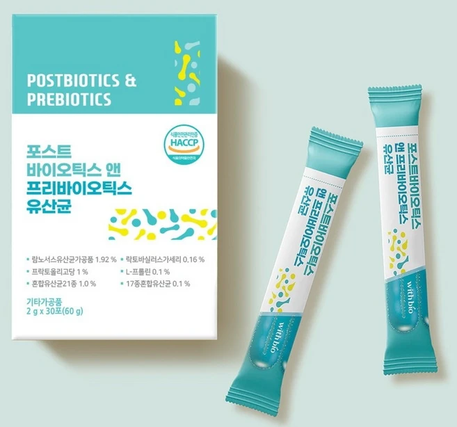 포스바이오틱스 앤 프리바이오틱스 유산균, 2g, 180개 - 쿠팡