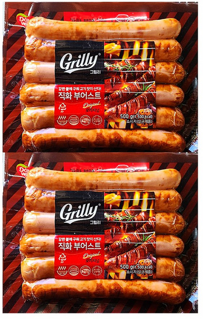 [동원] 그릴리 직화부어스트 500g x 2봉, 2개