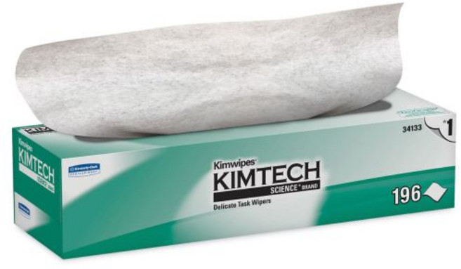KimberlyClark킴벌리클락 34133 킴테크사이언스 킴와이프스 섬세한 작업 닦기 11.8인치 너비 길이 흰색 2940팩, 킴벌리클락 34133 킴테크사이언스 킴와이프스 섬세한, 1개