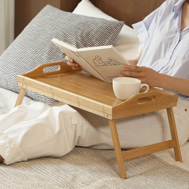 오엠티 원목 좌식 베드 테이블 접이식 침대 트레이, BD65