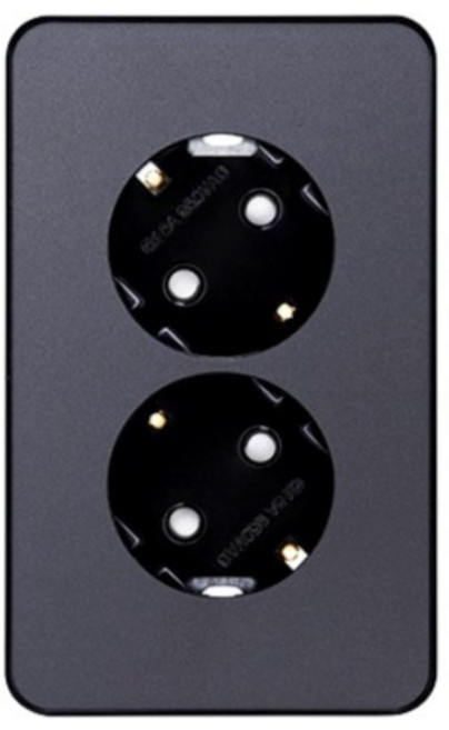 디아트 콘센트 2구 매트그레이, 4개