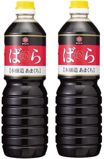 미야지마 일본 장미간장 쇼유 아마쿠치 1L x 2개