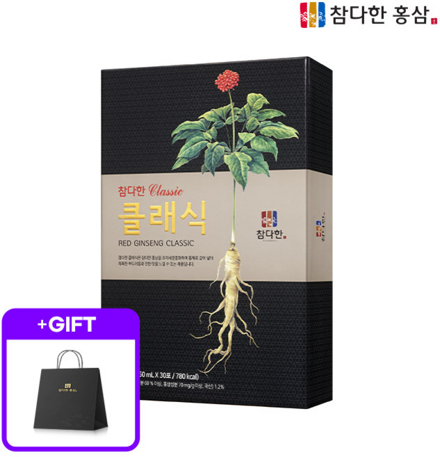 [공식] 참다한 홍삼 WCS 클래식 + 쇼핑백증정, 1박스, 1.5L