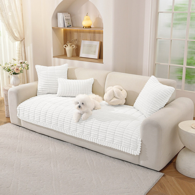 와이스타일 논슬립 극세사 쇼파패드 소파방석 거실 소파 패드 사계절 부드러운 먼지없고 소파방석