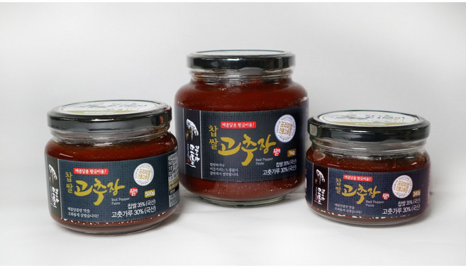 [고로쇠로 담근 전통장] 수제 된장 간장 고추장(지리산 피아골 미선씨), 340g, 1개