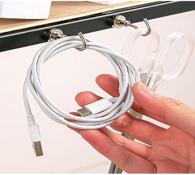 [오소사소] 네오디뮴 초강력 고리자석 10P 다양한 사이즈, 실버