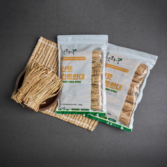 [산뜻농산] 산뜻 건토란대, 2개, 500g