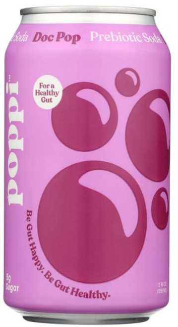 비타민 음료 해외 주스 POP 스파클링 프리바이오틱 소다 사 사이다 식초가 포함된 셀처 워터 & 일 12온스(4팩), Poppi, 12 Fl Oz (Pack of 12), 355ml